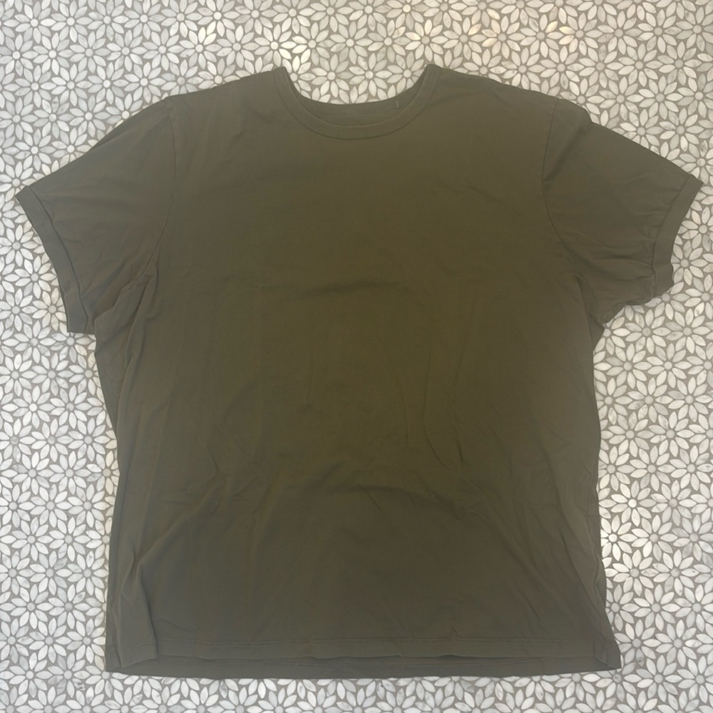 Men's Outerknown Sojourn Tee‎ in Olive, Size XXL